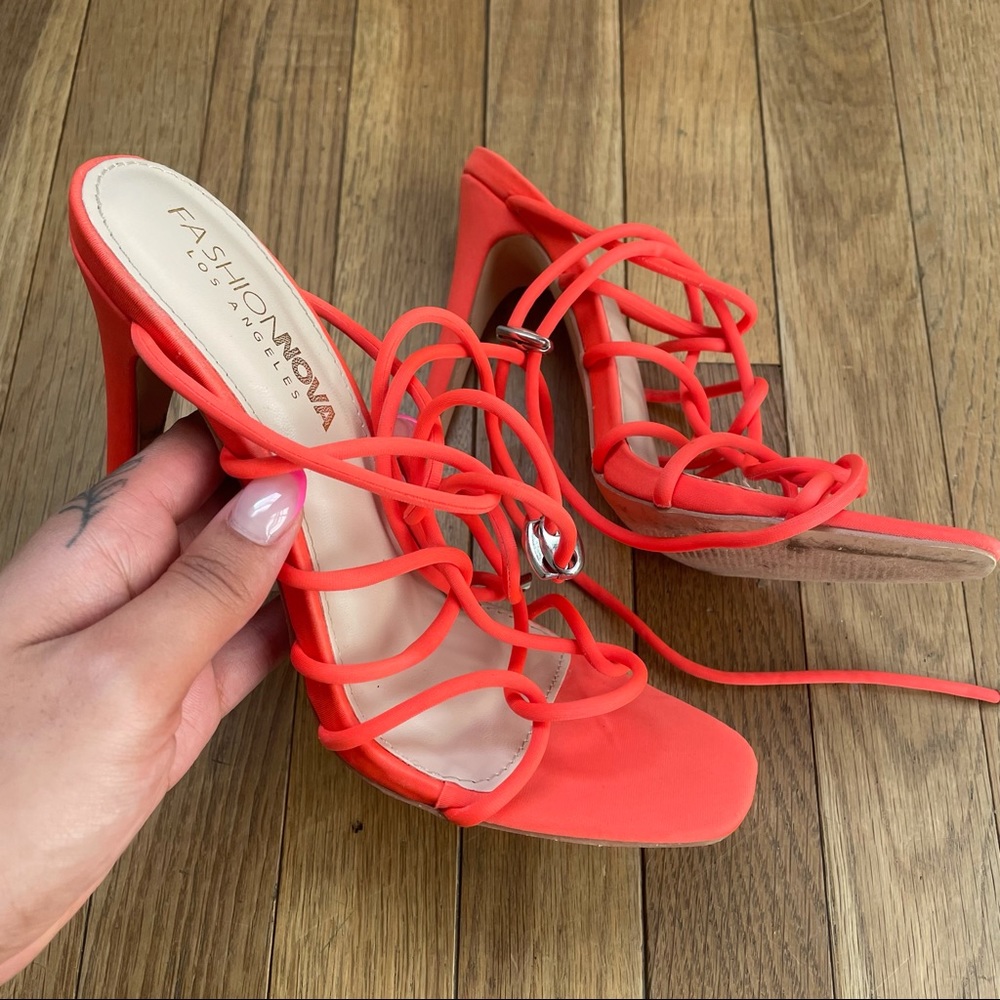 Fashion Nova Making moves Heeled Sandals